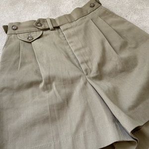 Vintage LL Bean Pleated Shorts